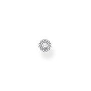Thomas Sabo Sterling Silver Zirconia Flower Single Stud Earring, H2137-051-14