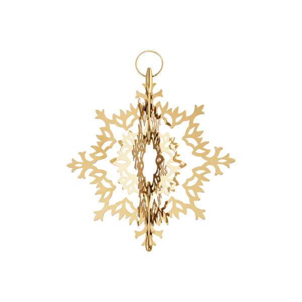 Georg Jensen Christmas Collection 2024 18ct Yellow Gold Plated Ice Flower Tree Topper