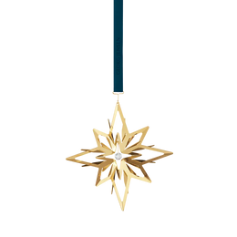 Georg Jensen Christmas Collection 2024 18ct Yellow Gold Plated Star Mobile