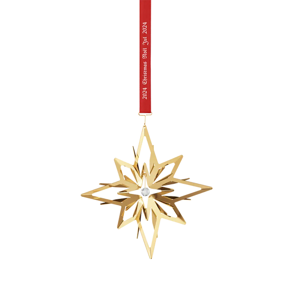 Georg Jensen Christmas Collection 2024 18ct Yellow Gold Plated Star Mobile