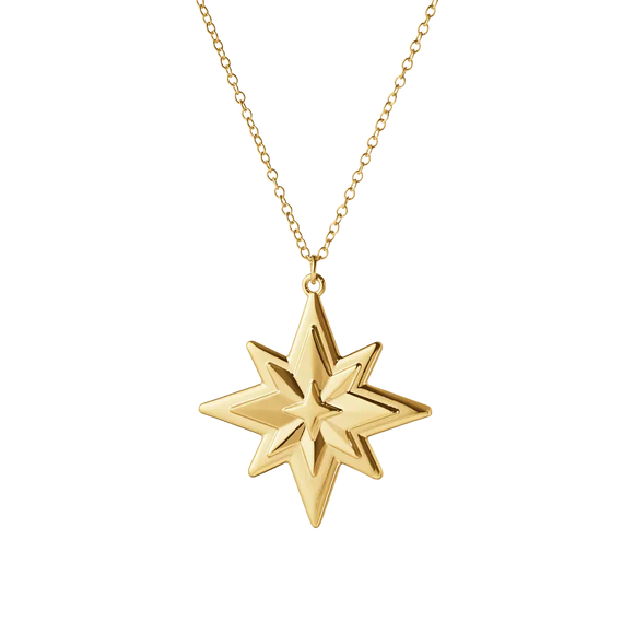 Georg Jensen Christmas Collection 2024 18ct Yellow Gold Plated Star Chain