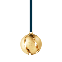 Georg Jensen Christmas Collection 2024 18ct Yellow Gold Plated Ornament