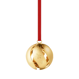 Georg Jensen Christmas Collection 2024 18ct Yellow Gold Plated Ornament