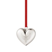 Georg Jensen Christmas Collection 2024 Palladium Plated Heart Ornament