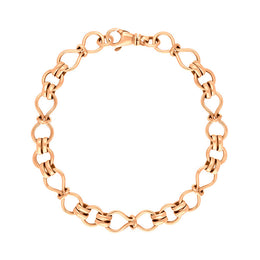 18ct Rose Gold Figure of Eight Bracelet C059BR