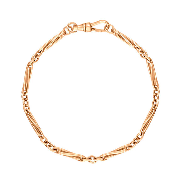 18ct Rose Gold Handmade Twist Bracelet C012BR