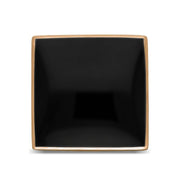18ct Rose Gold Whitby Jet Large Square Ring, R605_3