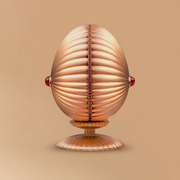 Faberge Colours of Love 18ct Rose Gold Diamond Ruby Fluted 180 Limited Edition Egg Objet