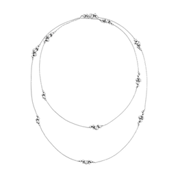 Georg Jensen Moonlight Grapes Sautoir Sterling Silver Necklace