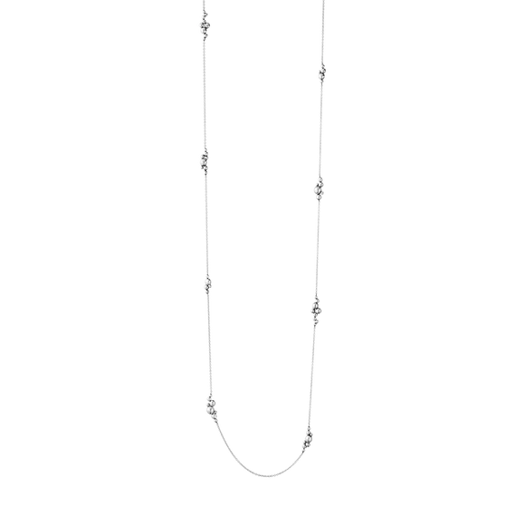 Georg Jensen Moonlight Grapes Sautoir Sterling Silver Necklace