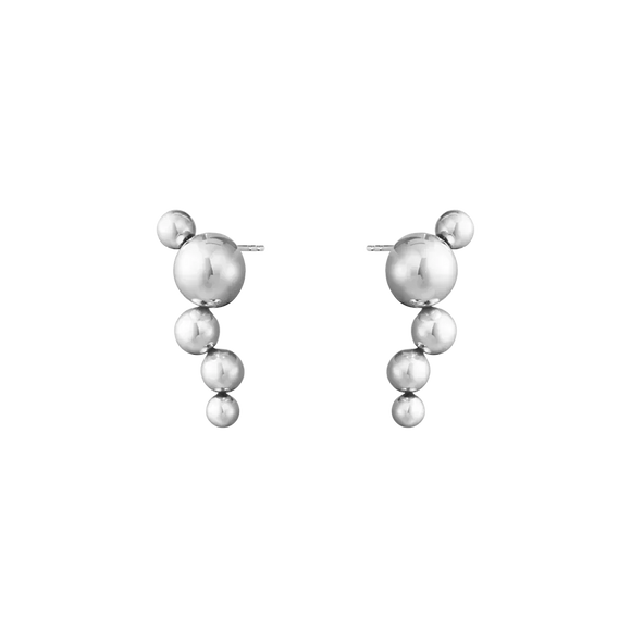 Georg Jensen Moonlight Grapes Sterling Silver Drop Earrings
