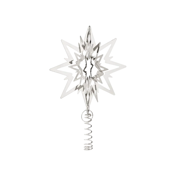 Georg Jensen Christmas Collection 2024 Palladium Plated Medium Tree Topper