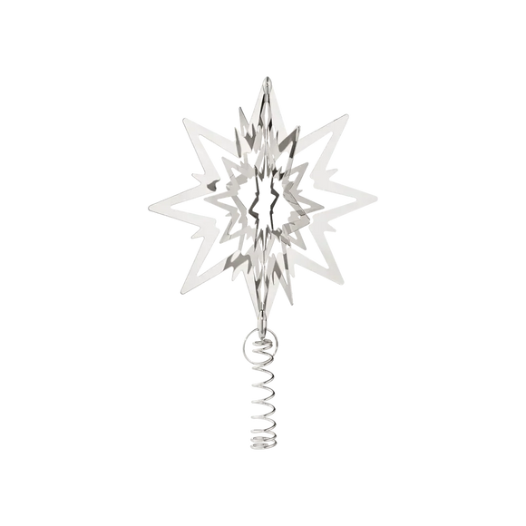 Georg Jensen Christmas Collection 2024 Palladium Plated Medium Tree Topper