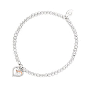 Clogau Kiss Affinity Sterling Silver Bead Bracelet