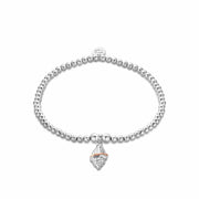 Clogau Sterling Silver Sounds of the Sea Stud Affinity Bracelet