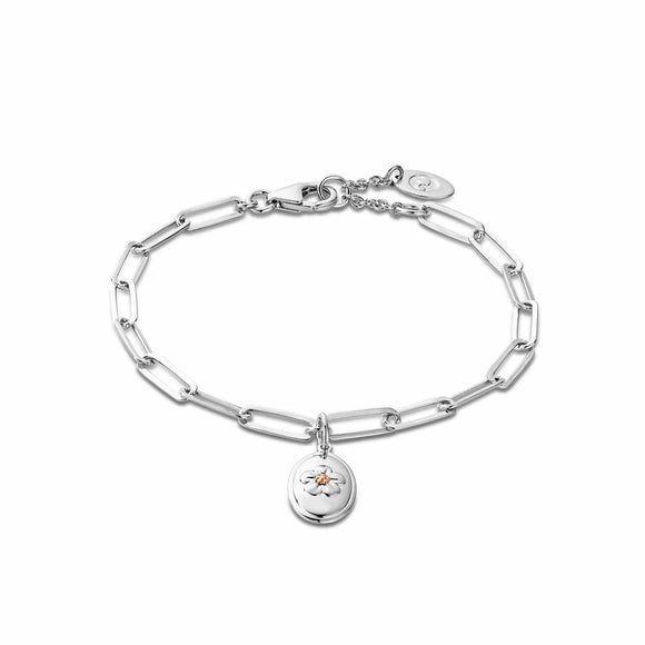 Clogau Sterling Silver Forget Me Not Bracelet