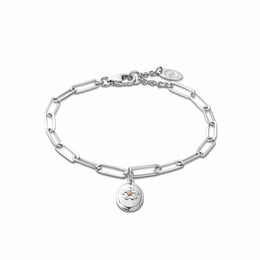 Clogau Sterling Silver Forget Me Not Bracelet