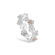 Clogau Sterling Silver Forget Me Not Ring