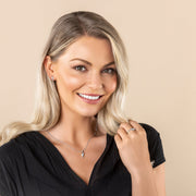 Clogau Past Present Future Sterling Silver Stud Earrings