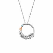 Clogau Sterling Silver Lilibet Sky Blue Topaz Necklace