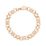 9ct Rose Gold Celtic Knot Handmade Bracelet C0121BR