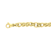 9ct Yellow Gold Celtic Twist Handmade Bracelet