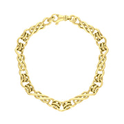 9ct Yellow Gold Celtic Twist Handmade Bracelet C124BR