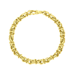 9ct Yellow Gold Multi Link Handmade Bracelet C063BR