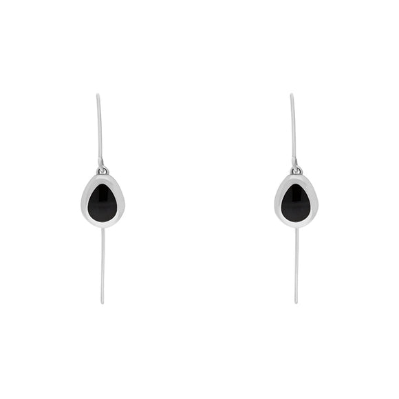 Whitby_Jet_Fleur_De Lis_ Disc_Drop_Earrings_E1373_1
