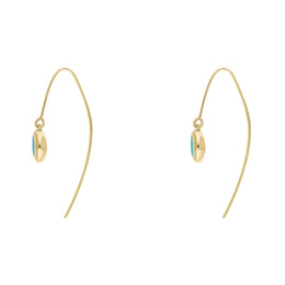 9ct_Yellow_Gold _Turquoise_Star _Disc_Drop _Earrings_E1371_1