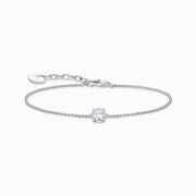 Thomas Sabo Sterling Silver Circle White Zirconia Bracelet