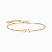 Thomas Sabo Gold Plated Sterling Silver Infinity Bracelet