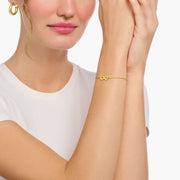 Thomas Sabo Gold Plated Sterling Silver Infinity Bracelet