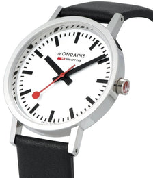 Mondaine Classic Vegan Grape Leather Watch