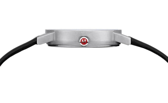 Mondaine Classic Vegan Grape Leather Watch