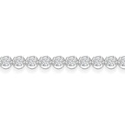 0014283018ct White Gold 2.20ct Diamond Tennis Bracelet, B1075.