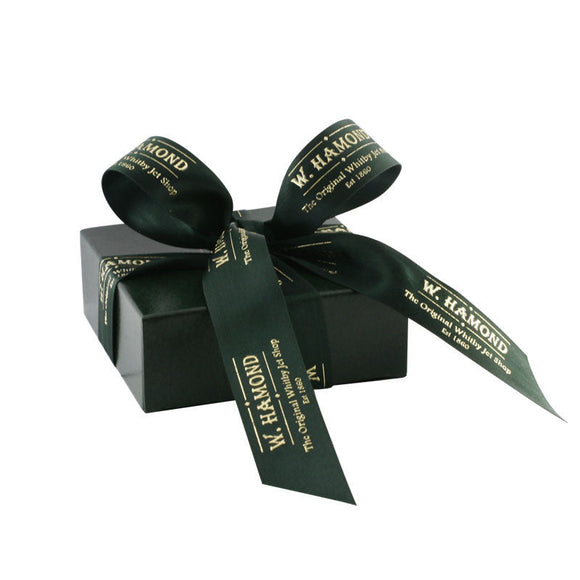 Antique Whitby Jet Carved Faceted Oblong Bracelet