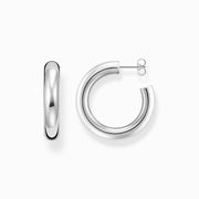 Thomas Sabo Sterling Silver Medium Classic Chunky Hoop Earrings