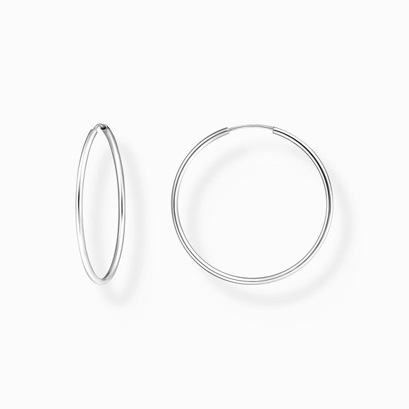 Thomas Sabo Sterling Silver Medium Hoop Earrings