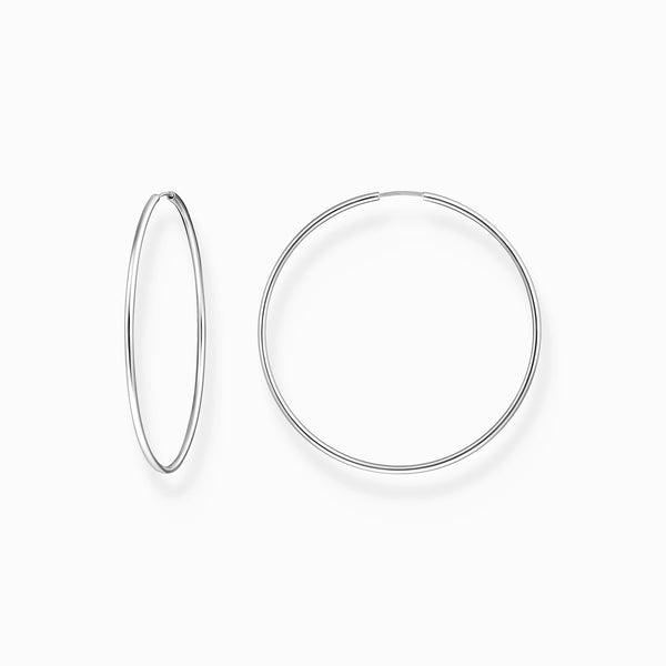Thomas Sabo Sterling Silver Large Hoop Earrings