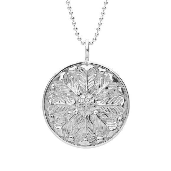 Chatsworth Renewed Sterling Silver Blue John Double Sided Necklace, P3227.