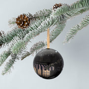 Christmas Wishes Dickensian Scene Gift Presentation Bauble, BBL5