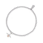 Clogau Affinity Sterling Silver Honey Bee Beaded Bracelet