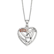 Clogau Eternal Love Sterling Silver Diamond Necklace, 3SELP.