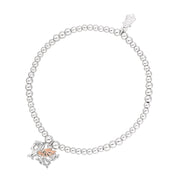 Clogau Affinity Sterling Silver Dragon Beaded Bracelet