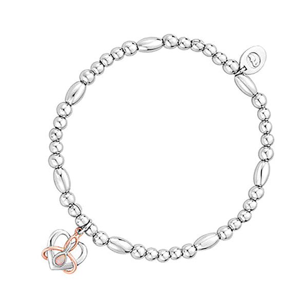 Clogau Affinity Dwynwen Sterling Silver Bead Bracelet