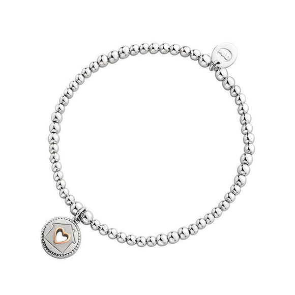 Clogau Affinity Sterling Silver Home Is Where The Heart Is Bead Bracelet D