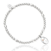 Clogau Affinity Tree Of Life Initials Letter C Sterling Silver Bead Bracelet 3SBBIRCS