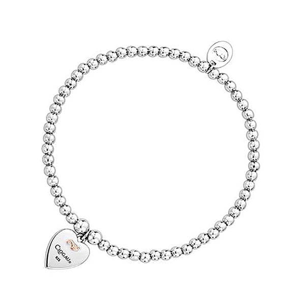 Clogau Affinity Tree Of Life Insignia Heart Sterling Silver Bead Bracelet