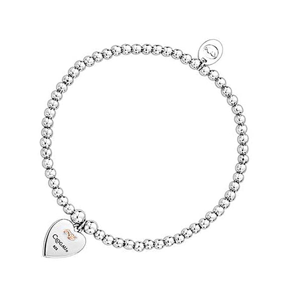 Clogau Affinity Tree Of Life Insignia Heart Sterling Silver Bead Bracelet